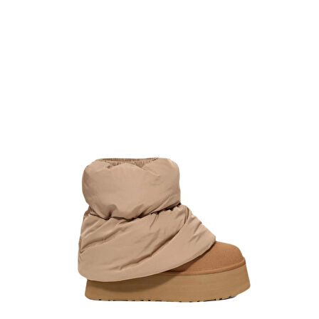 W Classic Mini Dipper Puffer Platform Topuklu Bot