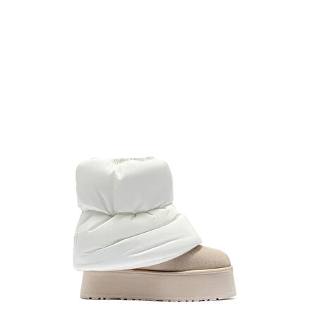W Classic Mini Dipper Puffer Platform Topuklu Bot