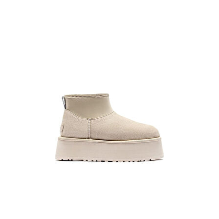 W Classic Mini Dipper Puffer Platform Topuklu Bot