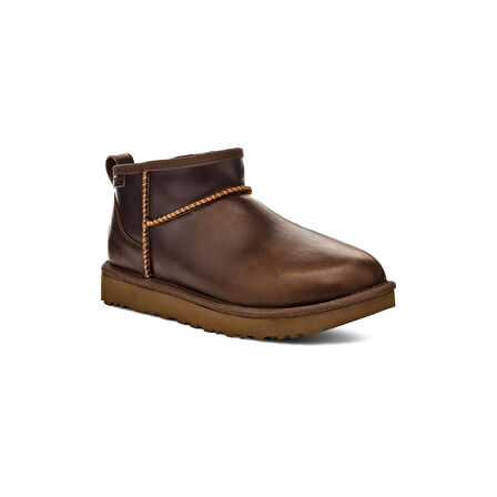 Kadın Bot 1163490 UGG W CLASSIC ULTRA MINI LTHR REGEN Ironwood