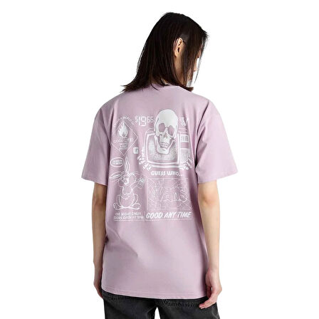 Vans Crazy Eddy SS Erkek Mor T-Shirt