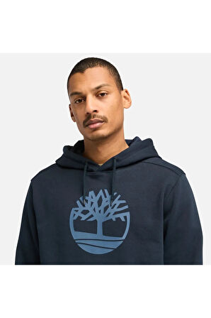 Kennebec Rıver Tree Logo Hoodie Erkek Lacivert Sweatshirt Tb0a2bjh4331