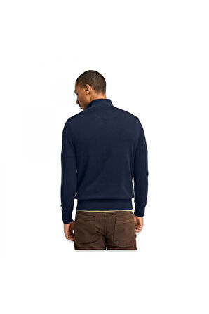 Timberland Tb0A2Bmx Williams River Cotton Yd 1/4 Zip Sweater Lacivert Erkek Sweatshirt