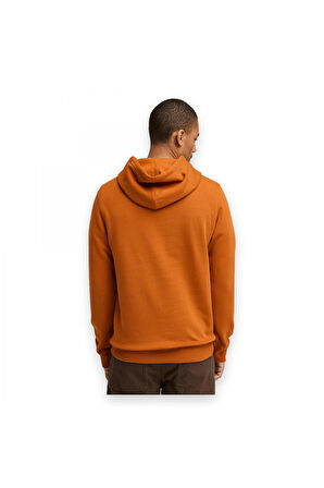 Timberland Tb0A5Ukk Linear Logo Hoodie Turuncu Erkek Sweatshirt