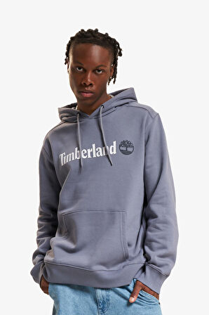 Timberland Kennebec River Linear Logo Erkek Gri Sweatshirt TB0A5UKK0731