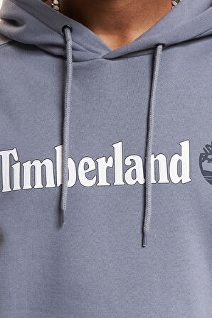 Timberland Kennebec River Linear Logo Erkek Gri Sweatshirt TB0A5UKK0731