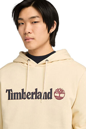 KENNEBEC RIVER Linear Log Bej Erkek Sweatshirt