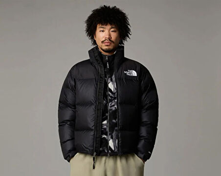 M 1996 Retro Nuptse Jacket Erkek Günlük Mont NF0A3C8D4G31 Siyah