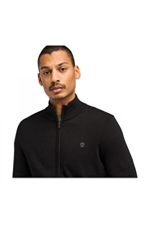 Timberland Tb0A2Bmz Williams River Cotton Yd Full Zip Sweate Siyah Erkek Ceket