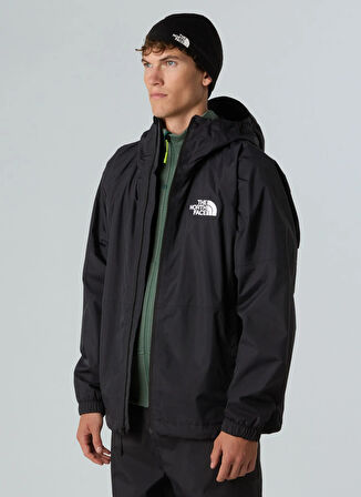 The North Face NF0A82VM4H01-M BUILD UP JACKET Siyah Standart Düz Erkek Ceket