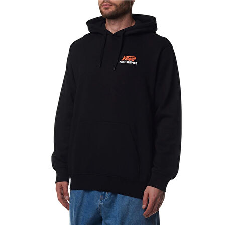 Vans POOL SERVICE LOOSE PO Erkek Siyah Sweatshirt