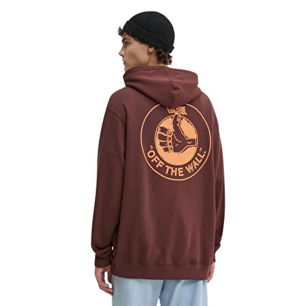 Vans THUMB LOGO LOOSE PO Erkek Kahverengi Sweatshirt