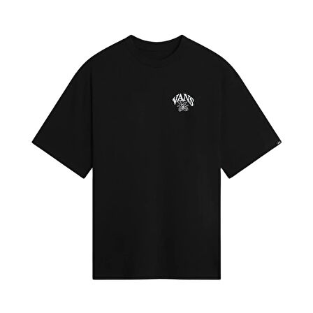 Vans CHECKER LOGO GFX LOOSE SS Erkek Siyah T-Shirt