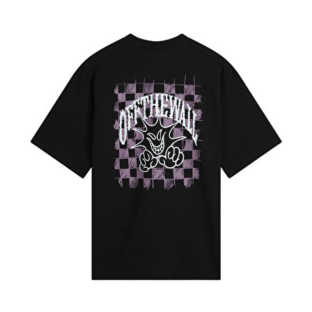 Vans CHECKER LOGO GFX LOOSE SS Erkek Siyah T-Shirt