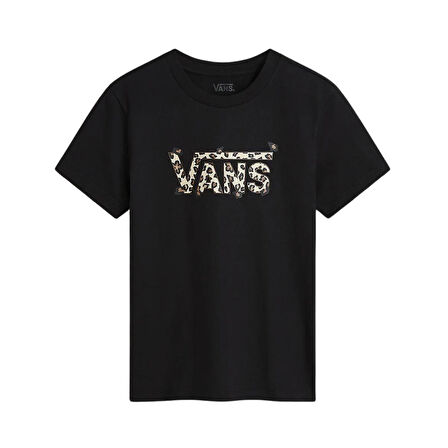 Vans ANIMALIER CREW SS TEE Kadın Siyah T-Shirt