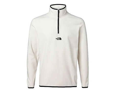 The North Face M Glacier 1/4 Zip Erkek Polar Sweatshirt NF0A83I355W1 Beyaz