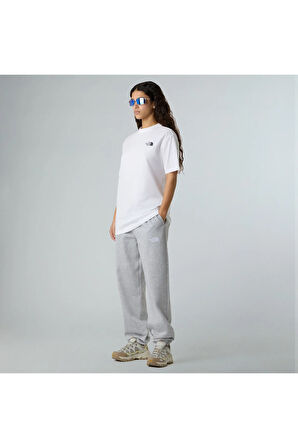 W Ss Essentıal Oversıze Tee Kadin Beyaz Tshirt Nf0a87nqfn41