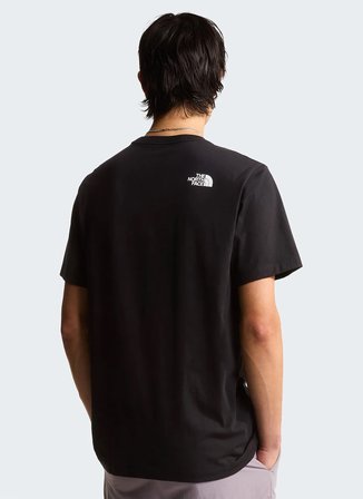 The North Face NF0A8B6JKY41-M EVOLUTION HALF DOME Siyah Yuvarlak Yaka Regular Fit Baskılı Erkek T-Shirt