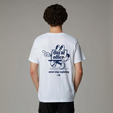 The North Face U S/S Cartoon Logo Relaxed Tee Erkek T-Shirt