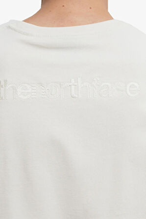 The North Face M Ss Logo Rmst Relaxed  Erkek Beyaz T-Shirt NF0A8C35QLI1