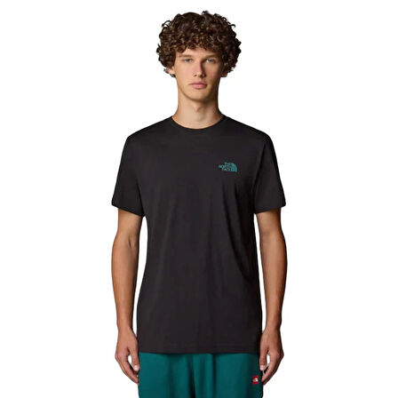 The North Face M Ss Box Nse Tailgrid Infill Tee Erkek T-Shirt