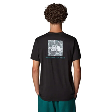 The North Face M Ss Box Nse Tailgrid Infill Tee Erkek T-Shirt