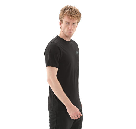 F0A8C4U9431-R The North Face M S-S Box Nse Taılgrıd Infıll Tee Erkek T-Shirt Siyah