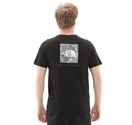 F0A8C4U9431-R The North Face M S-S Box Nse Taılgrıd Infıll Tee Erkek T-Shirt Siyah