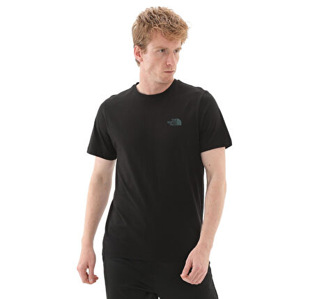 F0A8C4U9431-R The North Face M S-S Box Nse Taılgrıd Infıll Tee Erkek T-Shirt Siyah