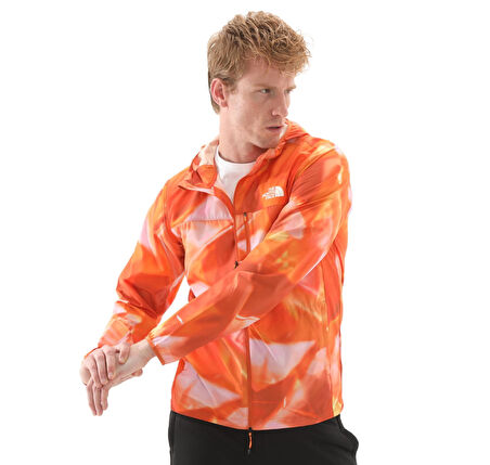 F0A872763K1-R The North Face M Hıgher Run Wınd Jacket Erkek Yağmurluk-R&amp;uuml;zgarlık Turuncu