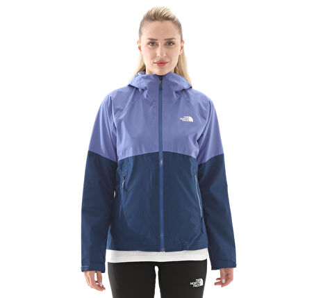 F0A87GP8Z51-R The North Face W Dıablo Dynamıc Zıp-In Jacket Kadın Yağmurluk-R&amp;uuml;zgarlık Mavi