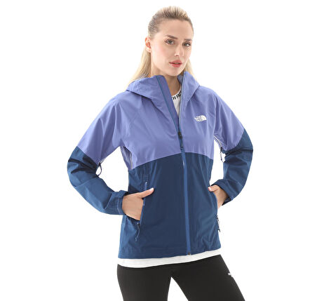 F0A87GP8Z51-R The North Face W Dıablo Dynamıc Zıp-In Jacket Kadın Yağmurluk-R&amp;uuml;zgarlık Mavi