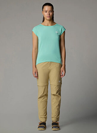 The North Face NF0A8BS26EI1-W TANKEN TANK - EU Mavi Bisiklet Yaka Regular Fit Düz Kadın T-Shirt
