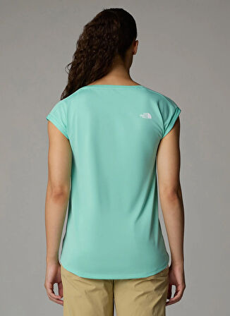The North Face NF0A8BS26EI1-W TANKEN TANK - EU Mavi Bisiklet Yaka Regular Fit Düz Kadın T-Shirt