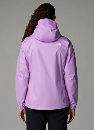 The North Face NF00A8BA0XO1-W QUEST JACKET - EU Mor Kapüşon Yaka Regular Fit Düz Kadın Yağmurluk