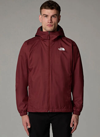 The North Face NF00A8AZ0VO1-M QUEST JACKET - EU Kırmızı Kapüşon Yaka Regular Fit Düz Erkek Yağmurluk