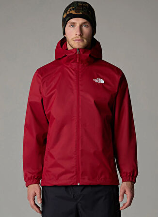 The North Face NF00A8AZ6IH1-M QUEST JACKET - EU Krem Kapüşon Yaka Regular Fit Düz Erkek Yağmurluk