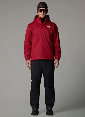The North Face NF00A8AZ6IH1-M QUEST JACKET - EU Krem Kapüşon Yaka Regular Fit Düz Erkek Yağmurluk