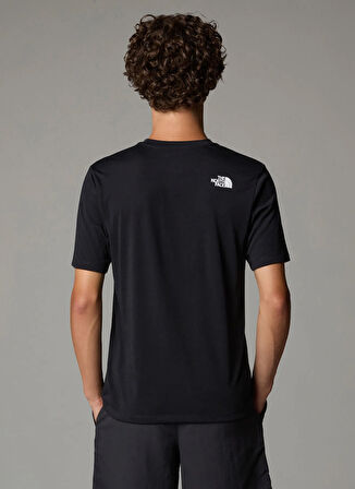 The North Face NF0A8BQVJK31-M FOUNDATION ABSTRACT Siyah Bisiklet Yaka Regular Fit Düz Erkek T-Shirt