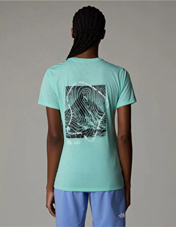 The North Face W Foundation Ss Half Dome Ca Graphic Kadın T-Shirt