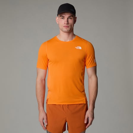 The North Face Summit High Trail Ss Erkek Turuncu Koşu T-Shirt