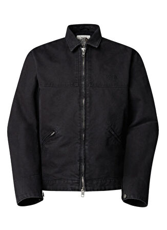The North Face NF0A8B72JK31-M CEDAR CANVAS WORK JA Siyah Regular Fit Düz Erkek Ceket