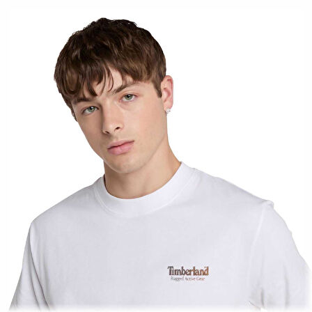 Timberland Rugged Active Gear Back Graphic Tee Erkek Tişört TB0A6DMA1001