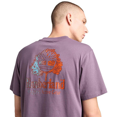 Timberland Rugged Active Gear Back Graphic Tee Erkek Tişört TB0A6DMAENX1