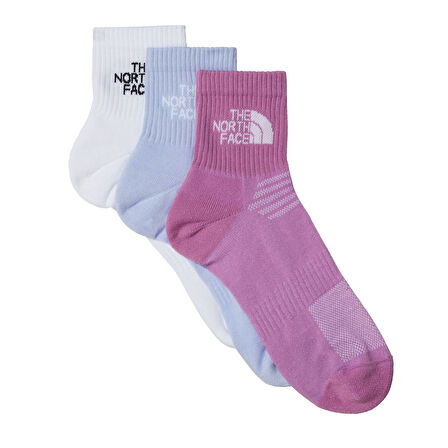 The North Face MULTI SPORT CUSH QUARTER Çorap  3P NF0A882GA4I1