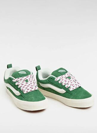 Vans VN000D6ZBR11-Knu Skool Yeşil Deri Kadın Lifestyle Ayakkabı