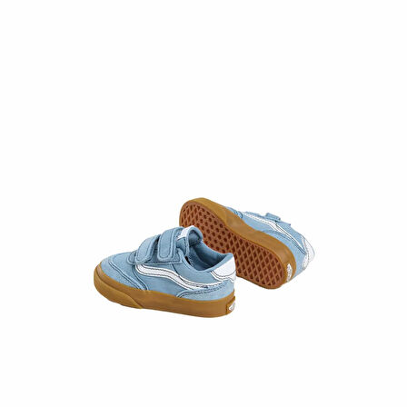 VANS Küçük Çocuk Açık Mavi Spor Ayakkabı VN000D7XCFL1 Brooklyn LS V