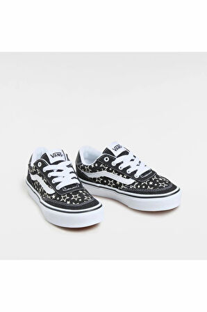 Vans Brooklyn LS Stars Black Çocuk Ayakkabı VN000D8SBLK1