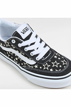 Vans Brooklyn LS Stars Black Çocuk Ayakkabı VN000D8SBLK1