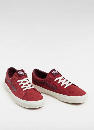 Vans VN0009QRRED1-SK8-Low Kırmızı Deri Erkek Lifestyle Ayakkabı